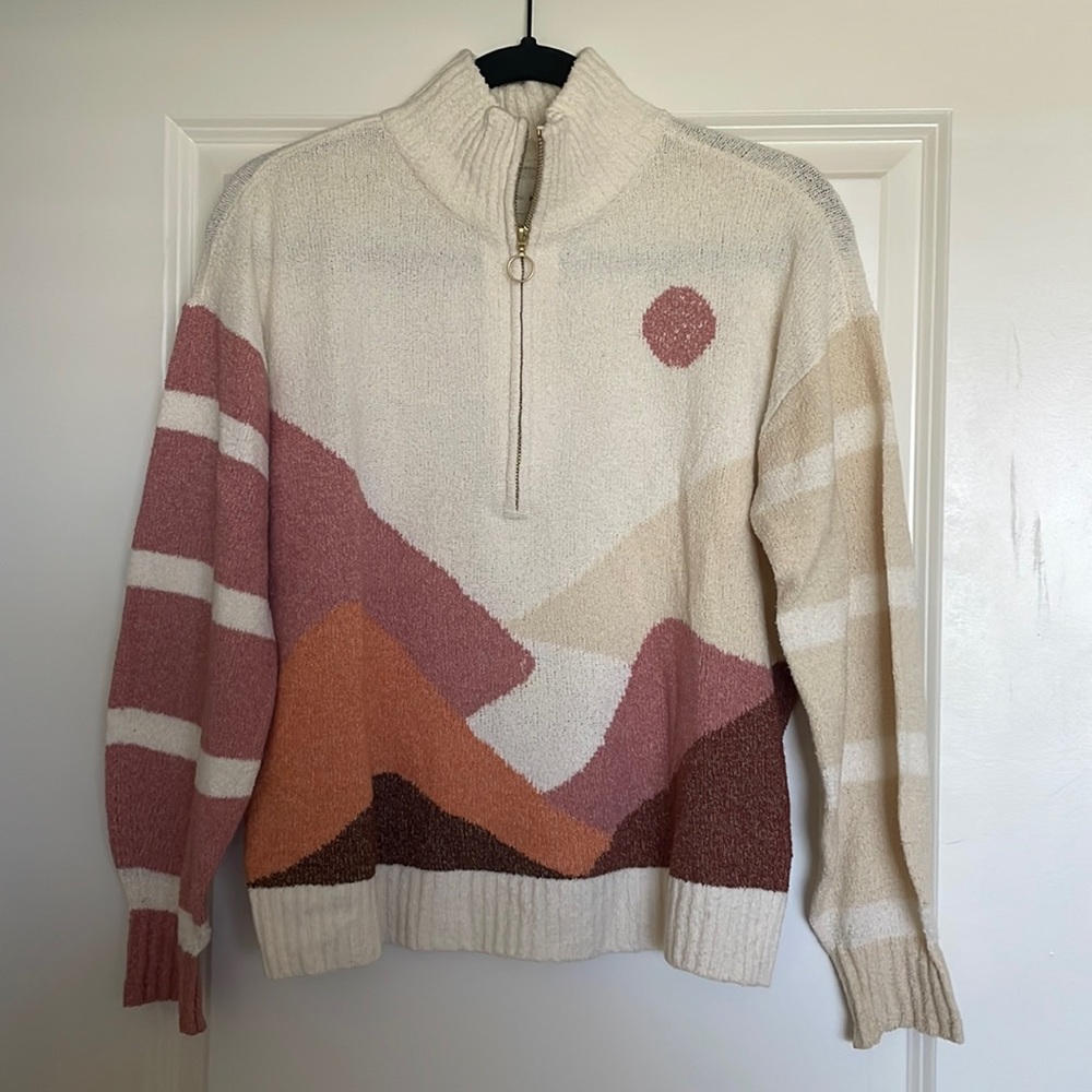 Lou & Grey Half-Zip Sweater